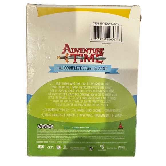 New Adventure Time Complete First Season 2 DVD Special Features Cartoon Network - Picture 2 of 3